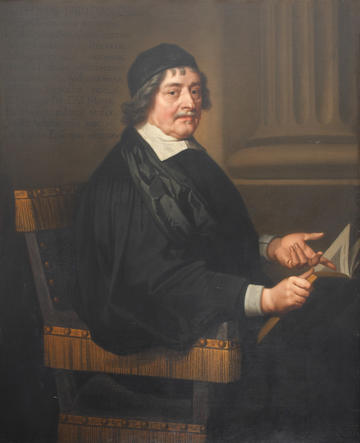 Painting of Thomas Barlow (1608/99–1691) by an unknown artist, c. 1672–5 in the Bodleian Library, University of Oxford.