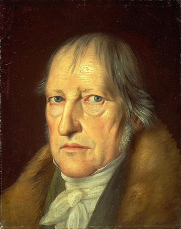 1831 portrait of Hegel by Jakob Schlesinger