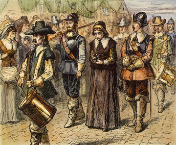 the execution of quaker mary dyer 1 june 1660 19th century picture the granger collection new york